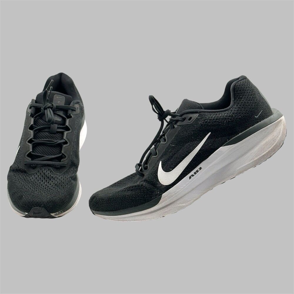 Nike Air Winflo 11 Sneakers Mens 12.5 FJ9509-001 Black Athletic Running Shoes